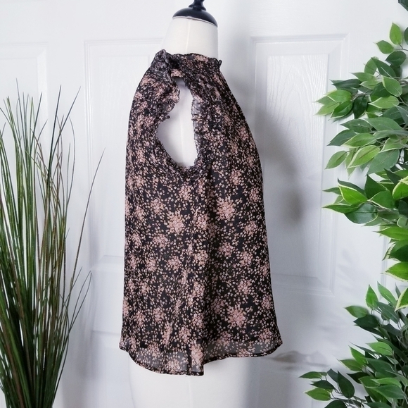 Nwot Generation Love High Neck Floral Top - Picture 3 of 13